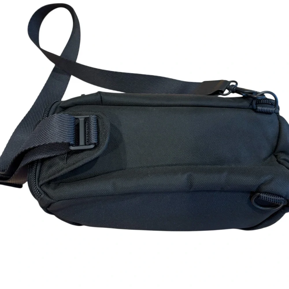 NEW Tumi Kelley Alpha Bravo Black Ballistic Nylon Waist Bag